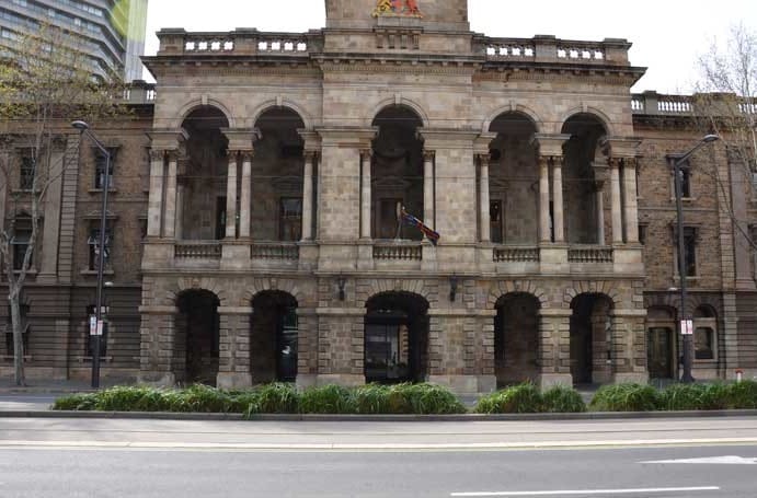 Commercial paving to Adelaide City Council Town Hall