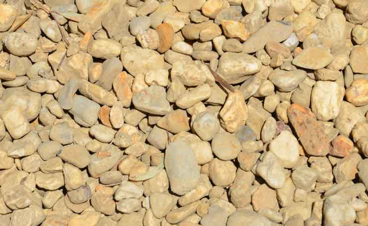 Salt Pepper River Pebbles Large