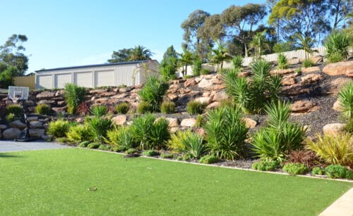 Moss Rock Retaining Walls Adelaide