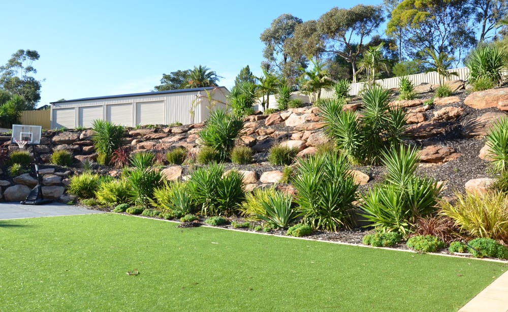 Moss Rock Retaining Walls Adelaide