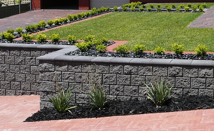 Concrete Block Retaining Walls Adelaide Design Examples.