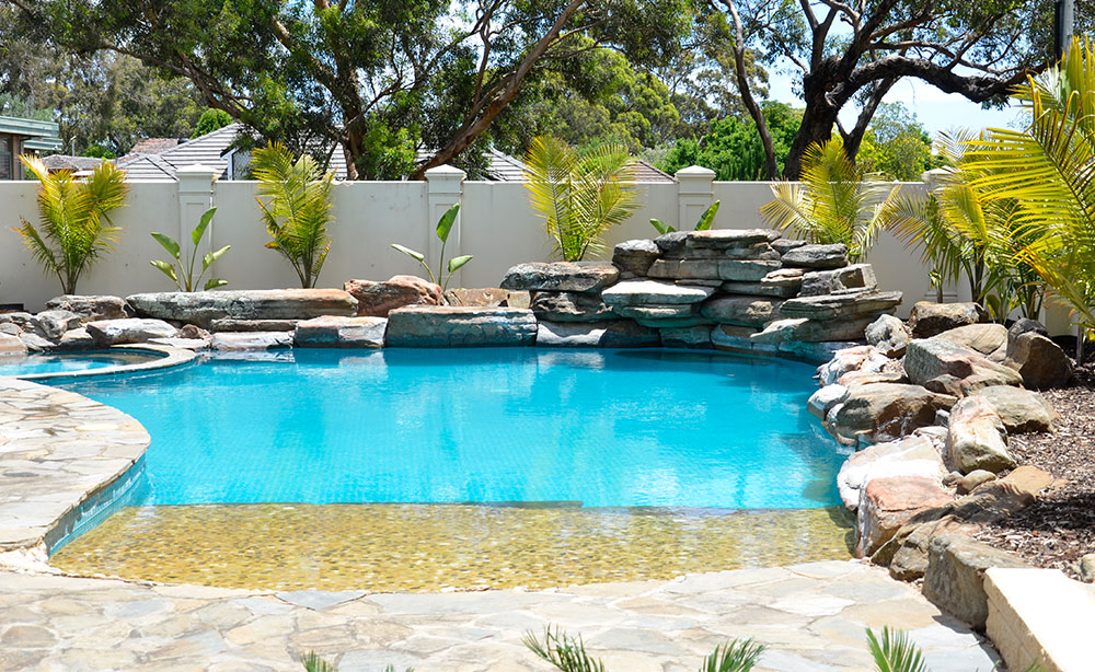 Backyard Makeover | Informal swimming pool design