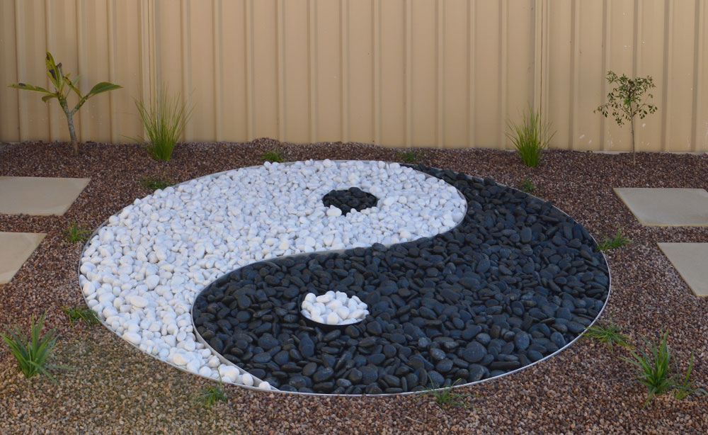 Pebble Art Garden Feature