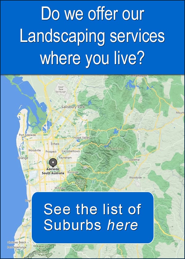 Suburbs Covered for Landscaping Services | Visual Landscape Gardening